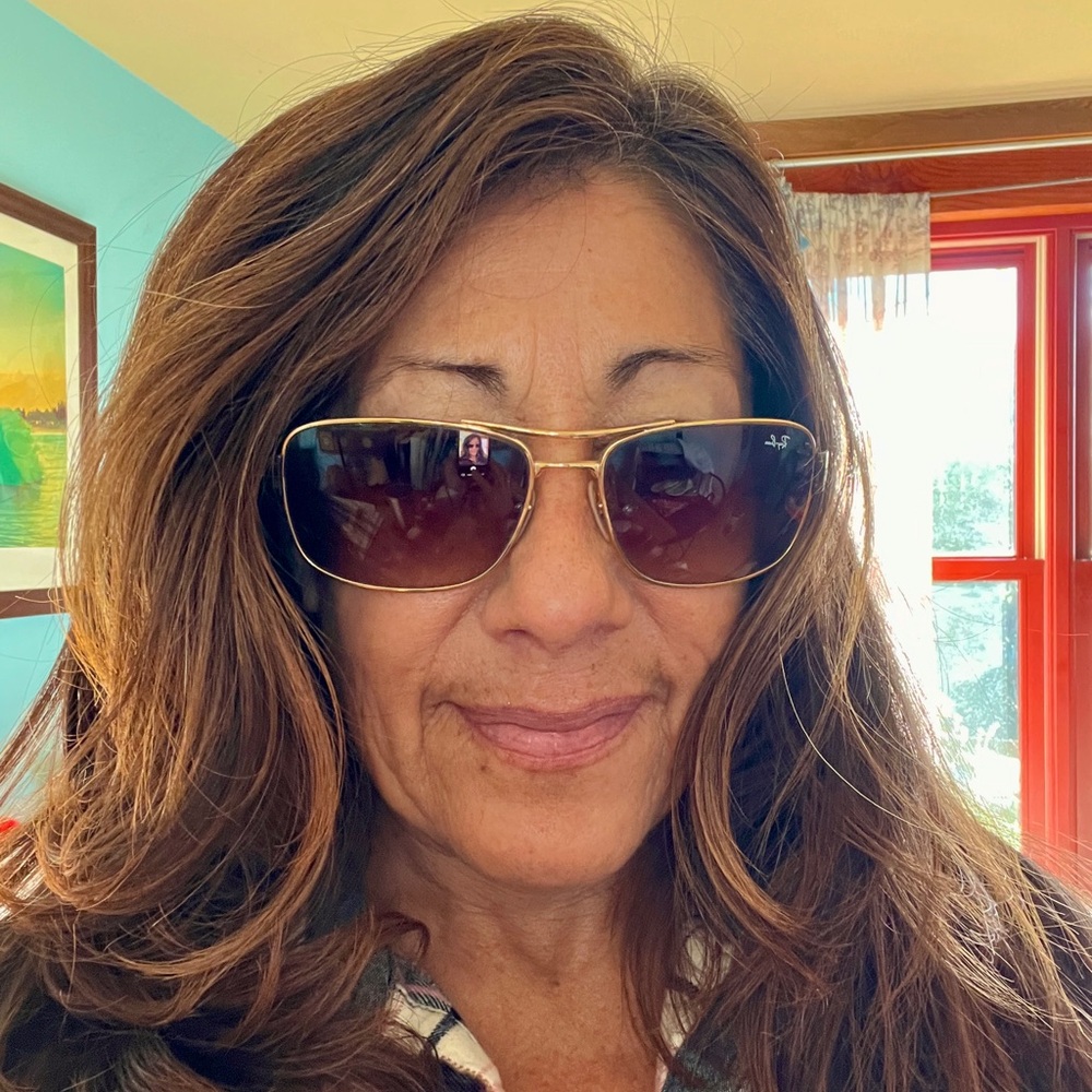 Ray-Ban Gold Frame Sunglasses with Brown Lenses